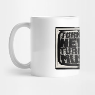 Turn Off News / Turn On Music Mug